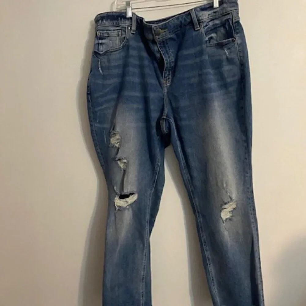 Lane Bryant Magic Waistband High-rise Straight 5 pockets jeans, size 20